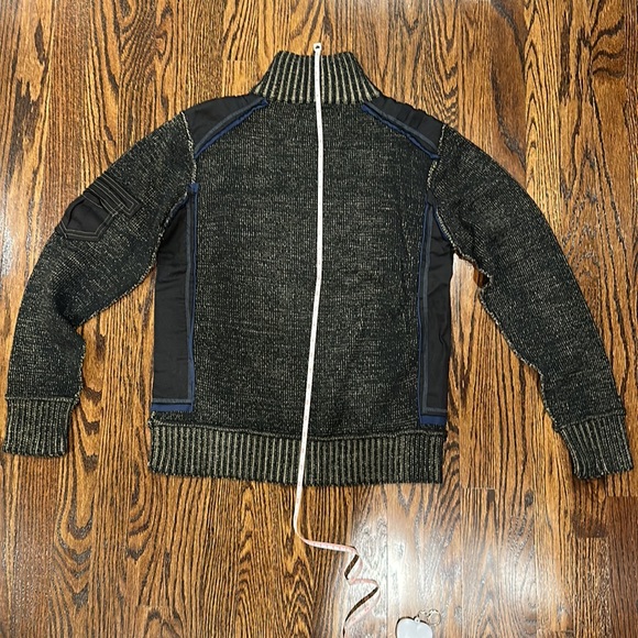 ProJekRaw cotton blend zip sweater jacket - Picture 5 of 8